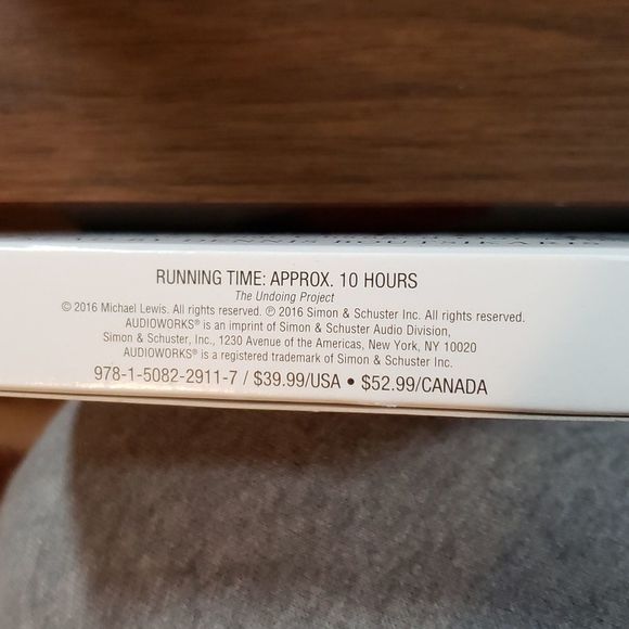 Audiobook The Undoing Project: A Friendship that Changed Our Minds Michael Lewis - Picture 5 of 10